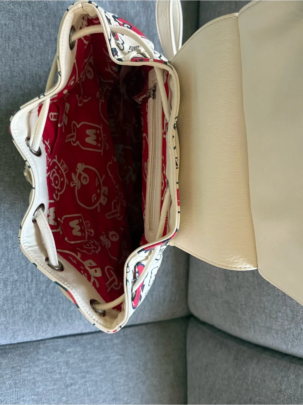 Loungefly Hello Kitty Apple & Milk Drawstring Backpack